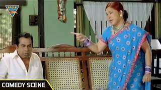 Meri Kasam Hindi Dubbed Movie || Brahmanandam & Kovai Sarala Hilarious Comedy Scene || Raja,Sneha