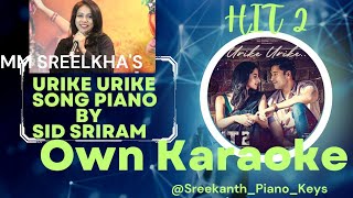 Urike Urike Song Karaoke ||HIT2 || #sidsriram #telugu #adavisesh #mmsrilekha #urikeurike #music #bts