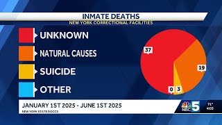 New York prisons report 59 deaths in first half of 2025