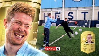 Kevin De Bruyne's MASTERCLASS in shooting & finishing! | Building a FIFA Rating!
