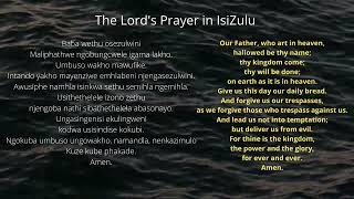 The Lord's Prayer in IsiZulu