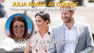 Julia Hartley-Brewer rages at Prince Harry and Meghan Markle for 'slagging off' Royal Family