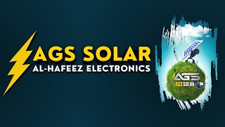 ⚡️AGS SOLAR Al Hafeez Electronics now available in 📍Saddar karachi, Regal chowk, Preedy st. #solar