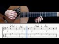 gnossienne no.1 guitar lesson tab