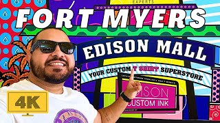 Edison Mall Fort Myers FL - Walking tour 2025 4K
