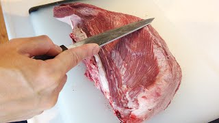 【塊肉のヒロムラ】国産牛タン / 塊肉の捌き方