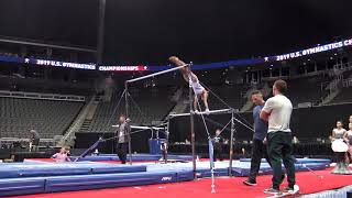 Grace McCallum - Podium Training Uneven Bars - 2019 U.S. Gymnastics Championships