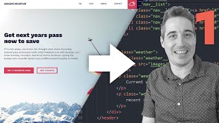 From design to code - HTML \u0026 CSS tutorial [ part one ]