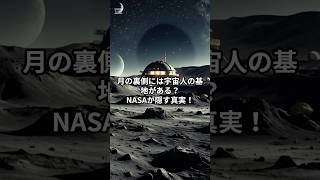 【衝撃】月の裏側には宇宙人の基地がある？NASAが隠す真実！#shorts  #宇宙　#solarsystem