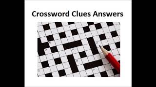 Crossword Clues Answers