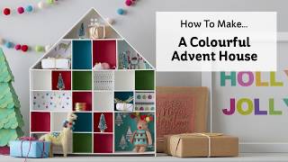 How to Make a Colourful Advent House | Hobbycraft