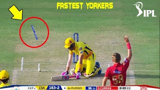 Top 10 Fastest Yorkers in Cricket History Ever | Destructive Yorkers