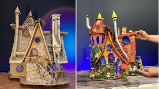 DIY Fairy House Shop Using Cardboard/Fairy House Idea