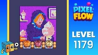 Pixel Flow Level 1179 (Hard) Walkthrough Solution