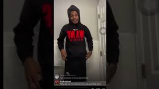 Kshordy on ig live talks about his GIRLFRIEND getting KILLED