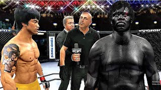 UFC 4 | Bruce Lee vs. Black Hulk - EA sports UFC 4 - CPU vs CPU