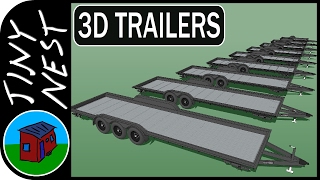 Tiny House Trailers in 3D (Iron Eagle)