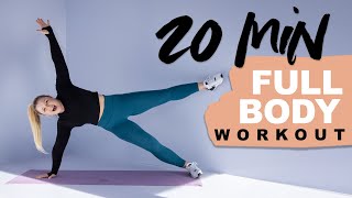 20MIN FULL BODY WORKOUT für Beginner | No Equipment | Sophia Thiel