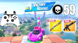 59 Elimination Solo Vs Squads Gameplay Wins (Fortnite Season 2 Xbox Controller)