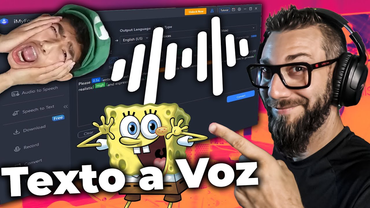 Inteligencia ARTIFICIAL Para Convertir TEXTO A VOZ De FAMOSOS - YouTube