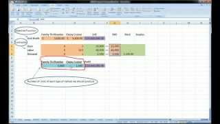 Excel - Solver (lesson 1)