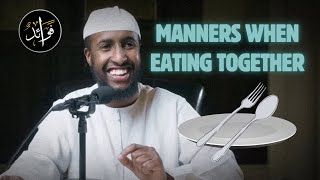 Manners When it Comes to Eating in a Group | Ustadh Abdulrahman Hassan #amau