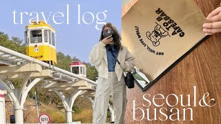 🇰🇷 south korea vlog 2023 day 1&2| cafes, kwangya, hotpot, gamcheon culture village, blue line park