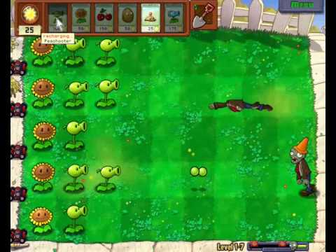 Plants Vs Zombies Gameplay - YouTube