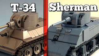 Most produced Tanks of WW2 in LEGO