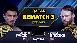 Joshua Pacio vs Jarred Brooks 3 - ONE 171 Qatar | Preview On Rematch 3