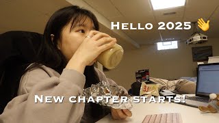 VLOG #106 | 究竟要不要讀博士班？開箱dji pocket 3、新年新希望 | 美國碩士日常