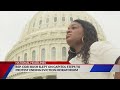 Cori Bush sleeps on Capitol steps to protest end of eviction moratorium