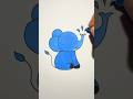 How to draw an elephant easy🐘 Step by step drawing