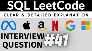 LeetCode 1965 Interview SQL Question with Detailed Explanation | Practice SQL