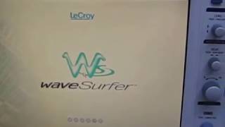 ▼LeCroy オシロスコープ WAVESURFER 【454 (WS454)】電源投入後～