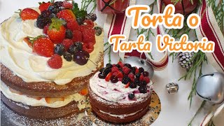 La Más fácil y deliciosa Torta o tarta Victoria🎂🎂🎂|felices fiestas|Victoria Sponge cake