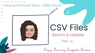 CSV Files in Python - Part 4 - Search & Update