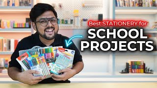 School Projects के लिए  Must-Have Stationery Items 📝 | Best Stationery for स्कूल प्रोजेक्ट्स ✨📒🖊️\