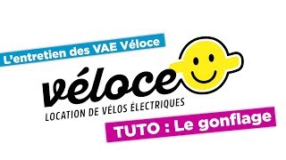 L'entretien du VAE Véloce : le gonflage