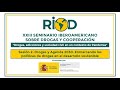 XXIII Seminario RIOD - #Drogas y #Agenda2030.