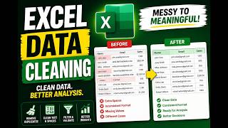 Excel Data Cleaning Tutorial for Beginners | Clean Data, Better Results