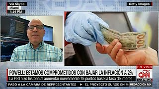 CNN Redacción Con Gabi Frías: La FED Sube La Tasa De Interés Para Combatir La Inflación - 7/27/2022
