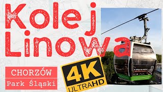 PARK ŚLĄSKI 🌍 KOLEJ LINOWA ELKA 🌍 CHORZÓW 🌍 KWIECIEŃ 2024 🌍 GoPro 🌍 4K ULTRA HD