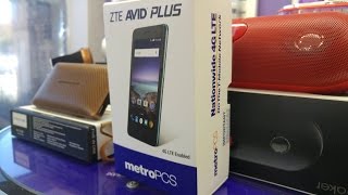 ZTE Avid Plus Unboxing and First Look For Metro Pcs\\T-mobile