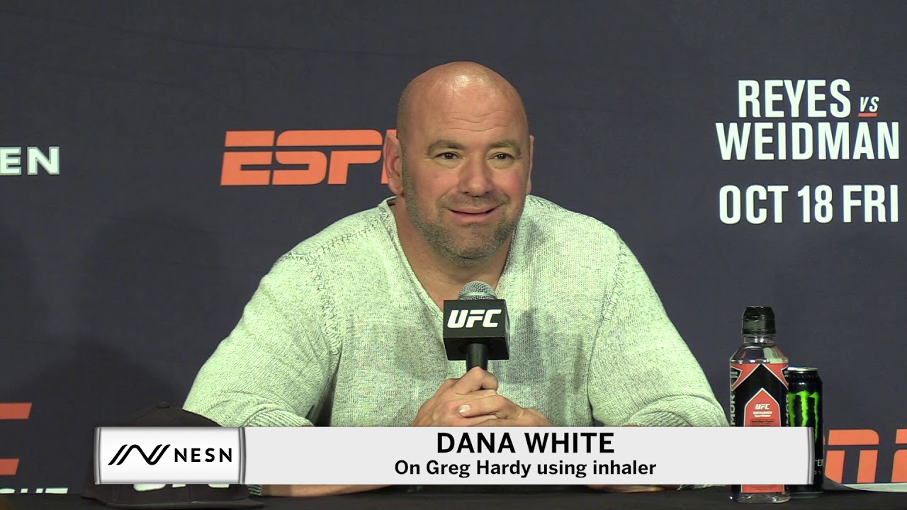 Dana White Confused About Greg Hardy Inhaler Situation