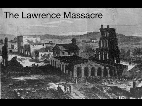 What happened in Kansas at the sack of Lawrence in 1856 quizlet?