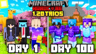 We Survived 100 Days in 1.20 Minecraft Hardcore! Here's What Happened..