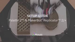 Setup Guide: MakerBot® Replicator™ 2/+ with Palette 2™