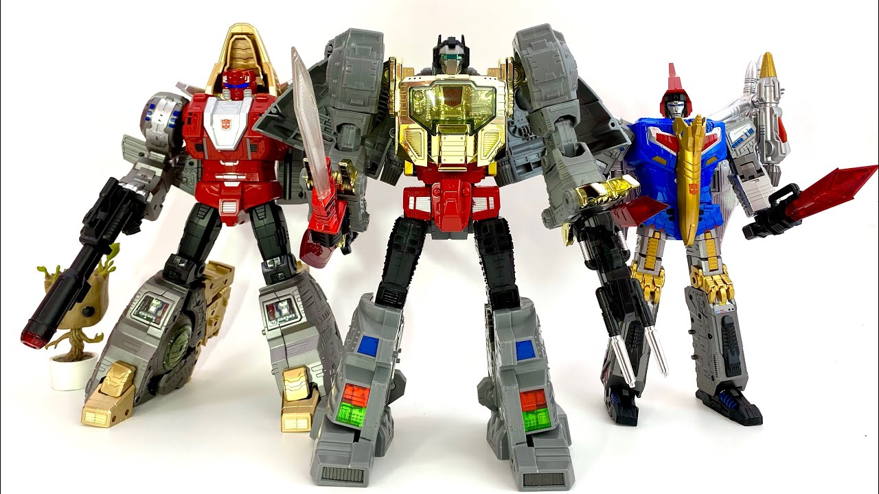 Scale Comparisons Gigapower Grassor Metallic Version Masterpiece Slag