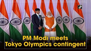 PM Modi meets Tokyo Olympics contingent